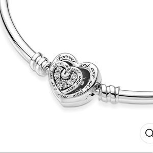 Pandora entwined infinite bangle bracelet